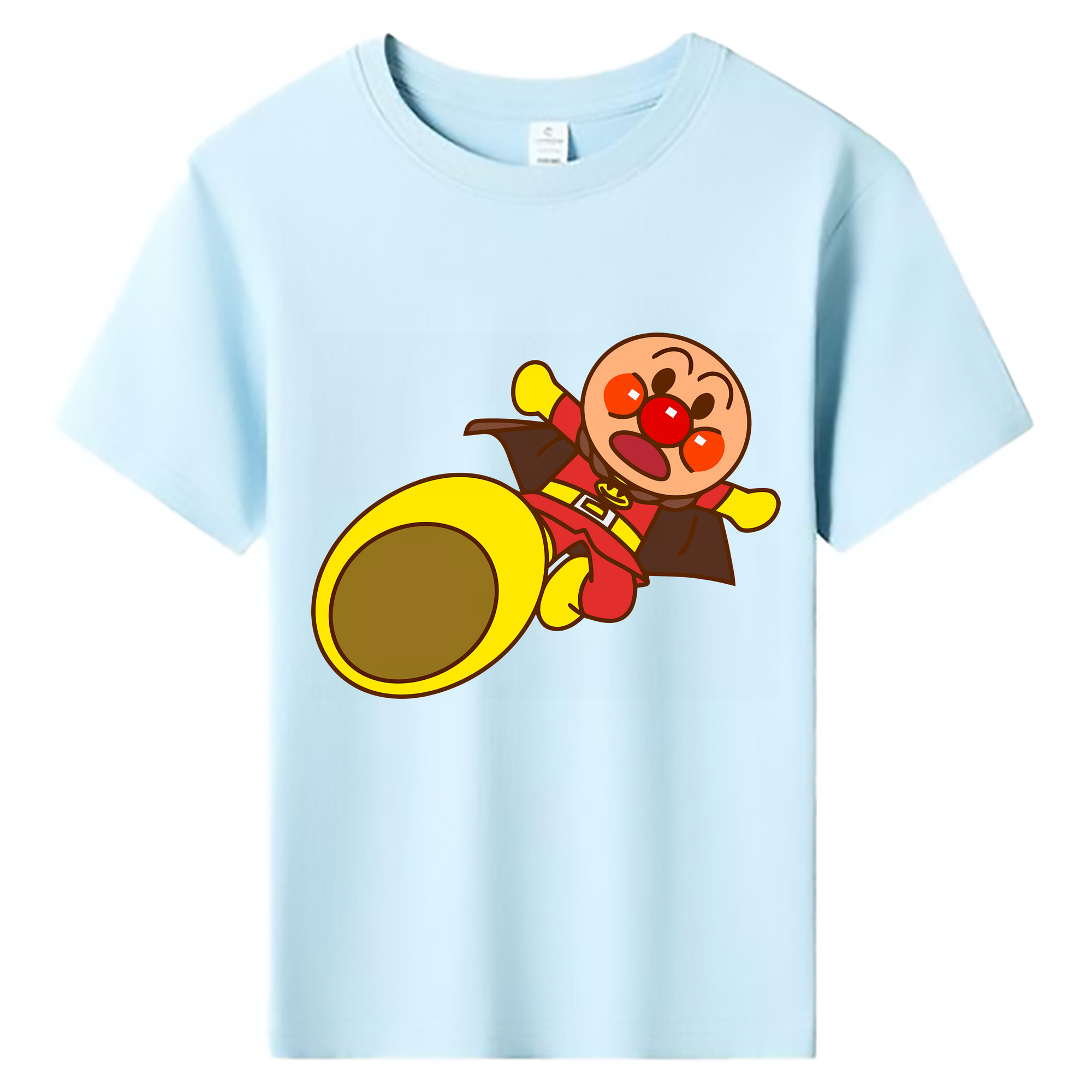 （画像用） アンパンマン Anpanman 綿100％キッズTシャツ（フロントプリント）